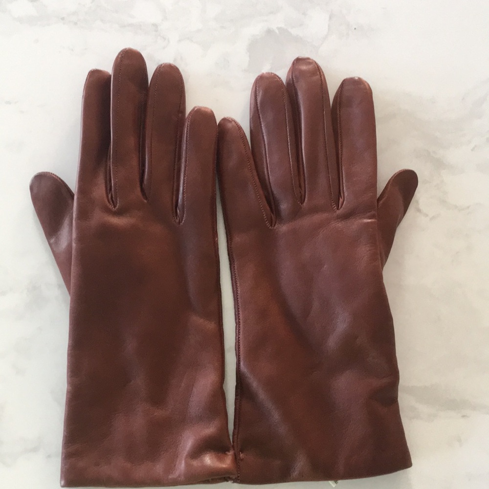 Saks Fifth Avenue Leather Gloves - NEW